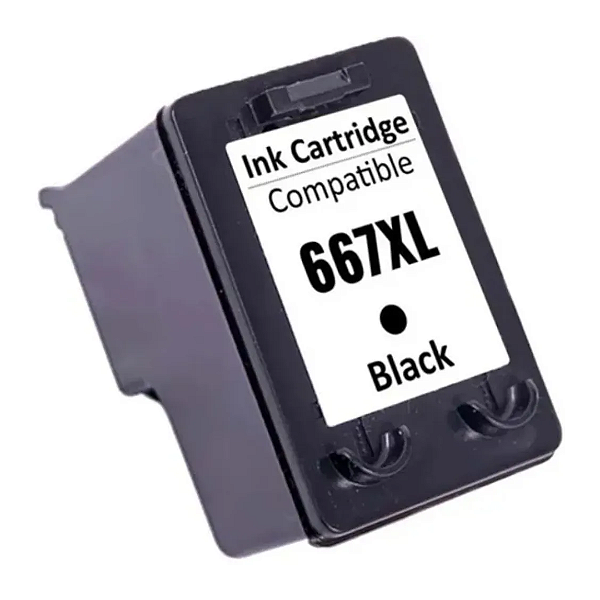 Cartucho HP 667 XL Preto