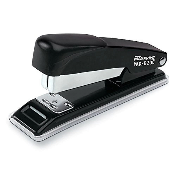 Grampeador Maxprint Metalico Manual MX-G20C 20 FOLHAS UND Preto