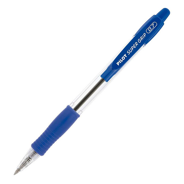 Caneta Esferográfica Retrátil BPSG-S Supergrip 0,7 mm azul - Pilot