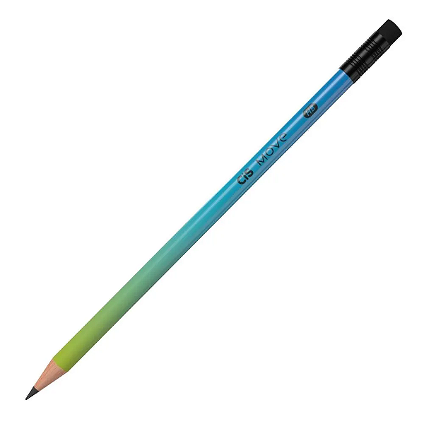 Lapis Preto Redondo Cis Move Hb com Borracha