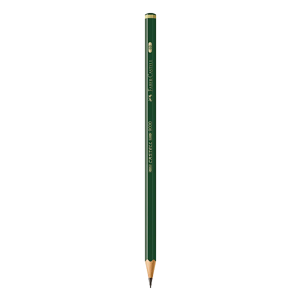 Lapis preto (tecnico) 9000 6b Preto - Faber-Castell
