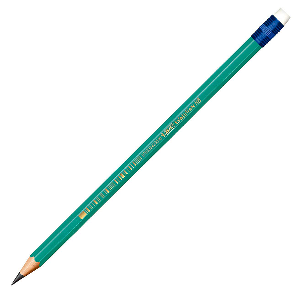 Lapis preto (sextavado) Evolution 2hb c/Borracha - Bic