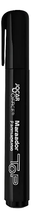 Marcador Permanente Top Chanfrado Preto Jocar Office