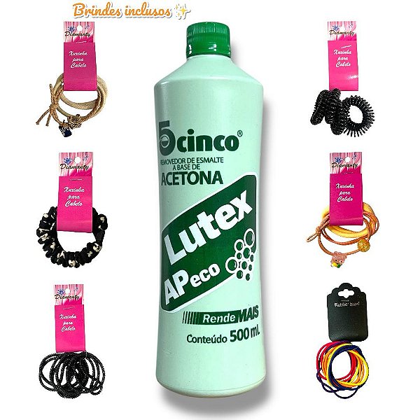 Lutex acetona Removedor 500ml removedor de esmalte