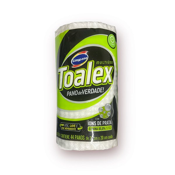 Pano Multiúso Reutilizável Toalex Colors Branco