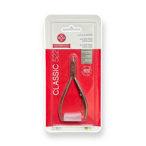 Alicate De Cuticula Profissional 522 Classic Mundial