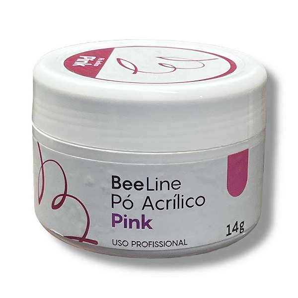 Pó Acrílico Cores Pink Bee line 14g