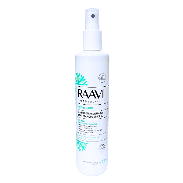 Spray Fluído Potencializador Raavi Crioterapia 300ml | Acelerar Metabolismo e Queimar Gordura