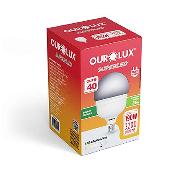 Lâmpada Superled Alta Potência T 20W Bivolt 6500K E27.