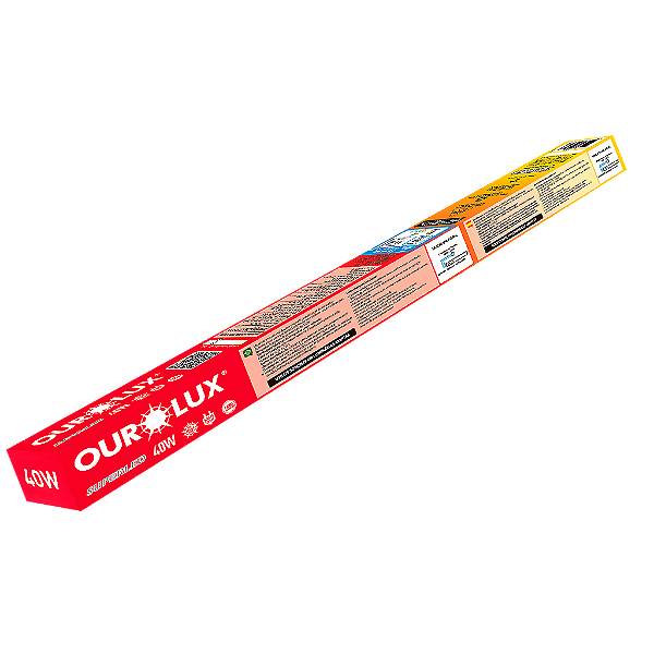 Lâmpada Superled Tube HO 40W bivolt 6500K Vidro Leitosa.