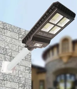 Luminária LED Solar 30W 6500K Compacto para Parede e Poste.