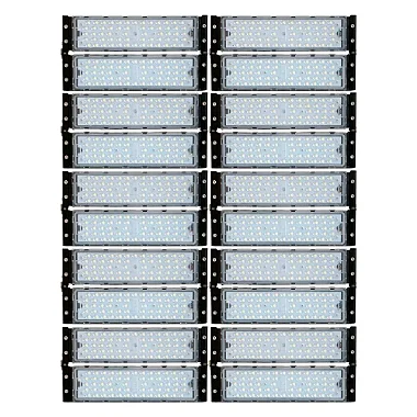Refletor Industrial holofote modular LED 1000W 4000K IP67.