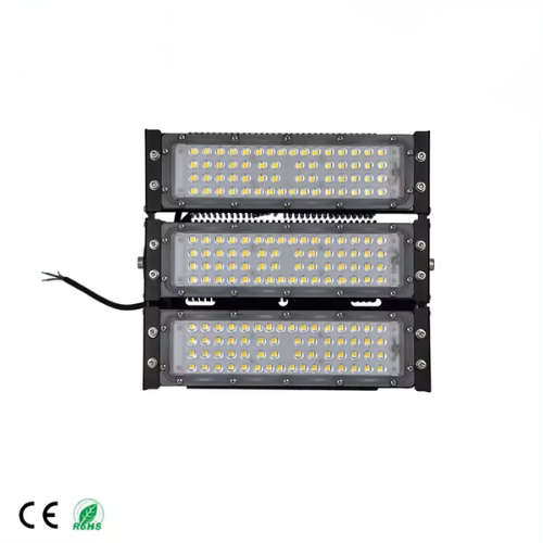 Refletor Industrial holofote modular LED 150W 3000K branco quente IP67.