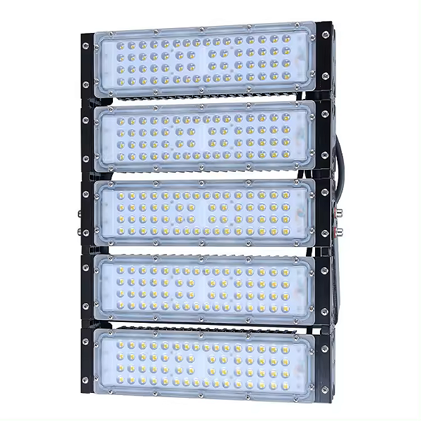 Refletor Industrial holofote modular LED 250W 6500K branco frio IP67.