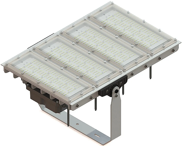 Refletor profissional LED Osram industrial 200W 24000lm IP66 bivolt.