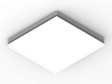 Luminária de embutir fechada com difusor leitoso para 4 lâmpadas 9/10W 60cm.