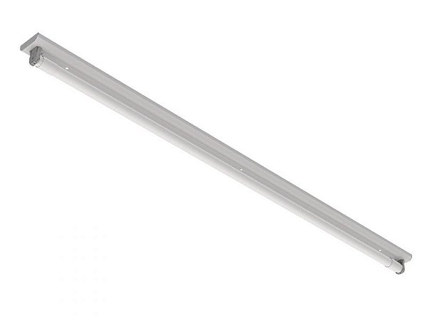 Luminária de sobrepor simples para 1 lâmpada 18/20W 120cm.