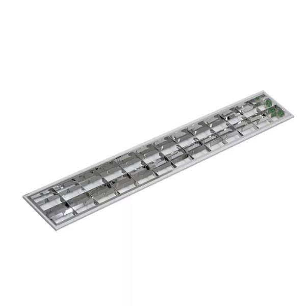 Luminária de Embutir alto redimento com aletas para 4 lâmpadas 18/20W 120cm.