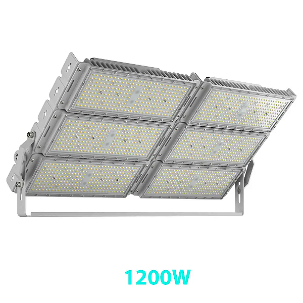 Refletor holofote modular LED 1200W 168000lm 6500K IP67.