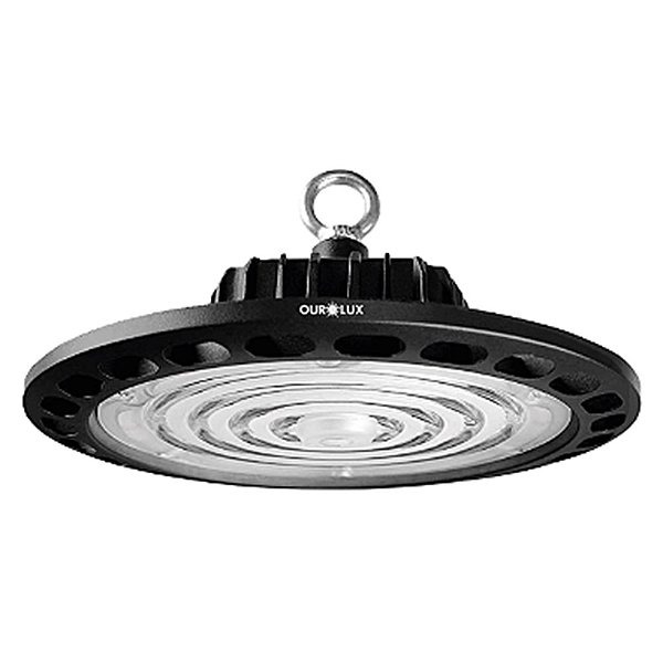 Luminária High Bay UFO 200W 6500K 100lm/W IP67.