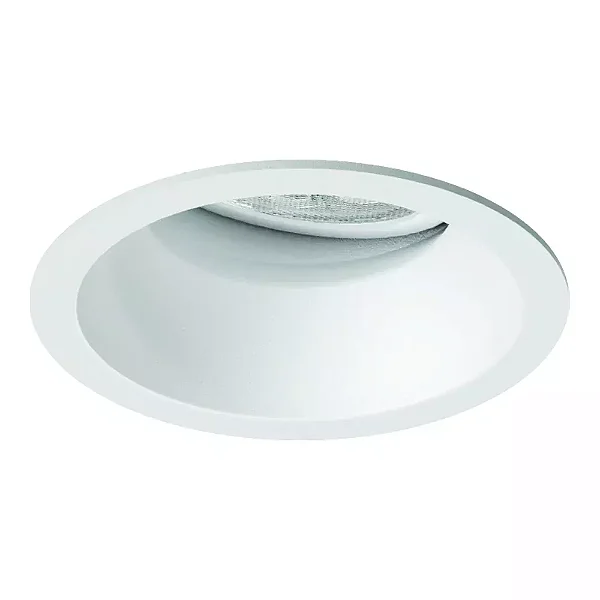 Spot de Embutir Branco Fosco Nya Redondo Facho Orientável Mini Dicroica Ø5,7x7,2cm Alumínio.