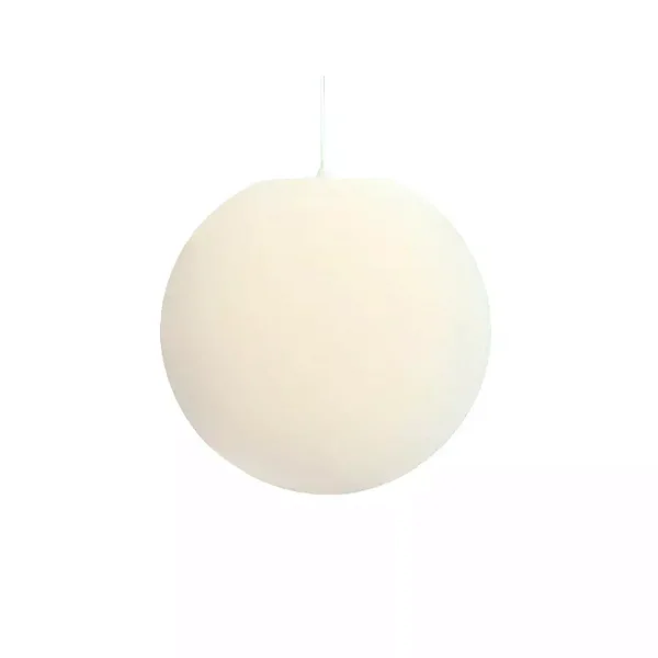 Pendente Esfera Ø31x30cm Polietileno Branco.