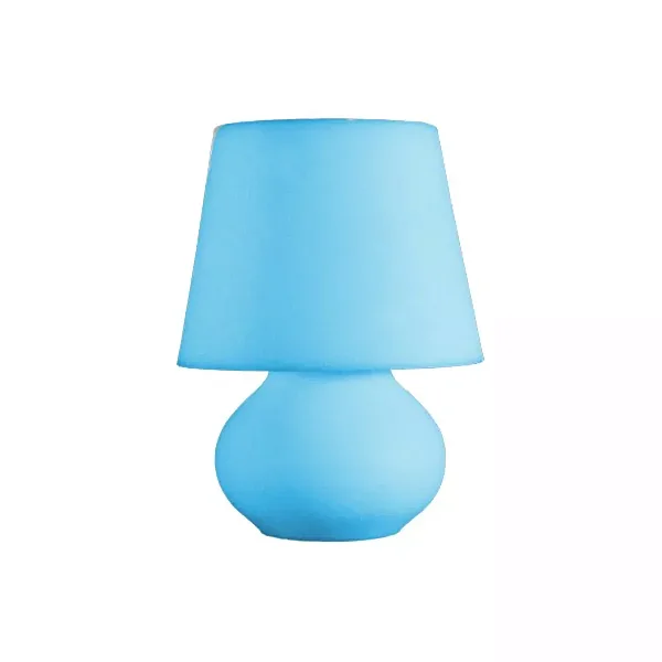 Abajur Mini Lampe Ø20x29cm Polietileno Azul.
