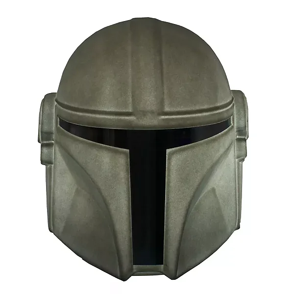 Luminária Mandalorian 28x26x30cm Polietileno Cinza e Preto.