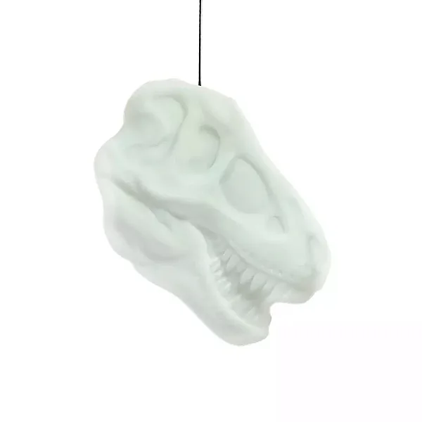 Pendente T-Rex 27x24x40cm Polietileno Branco.