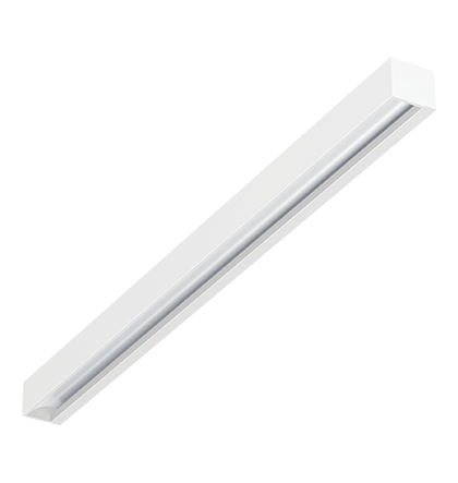 Arandela linear com iluminação assimétrica de Parede LED Retangular 3000K 36,2W Bivolt 114,3x7,3x6,5cm Alumínio Branco Fosco.