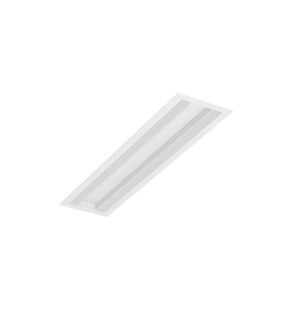 Luminária de Embutir LED Kiini Retangular 5000K 37,4W Bivolt 58,5x13,5x3,5cm Acrílico, Corpo e Refletor Branco Fosco.