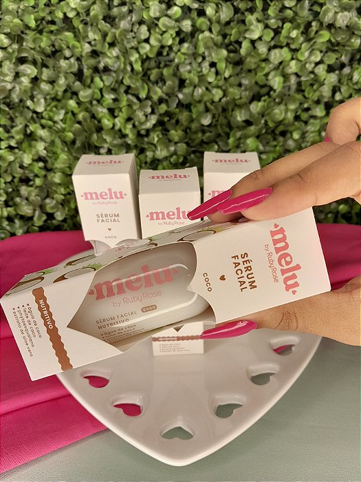 Sérum Facial Nutritivo de Coco da Melu Ruby Rose