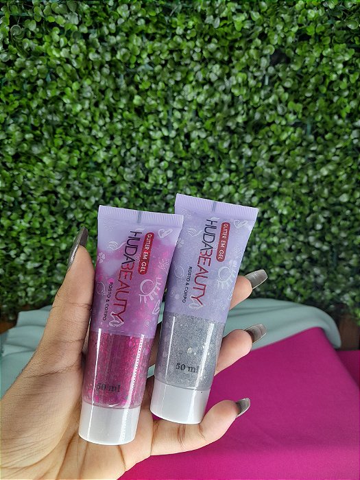 Glitter em Gel Hudabeauty