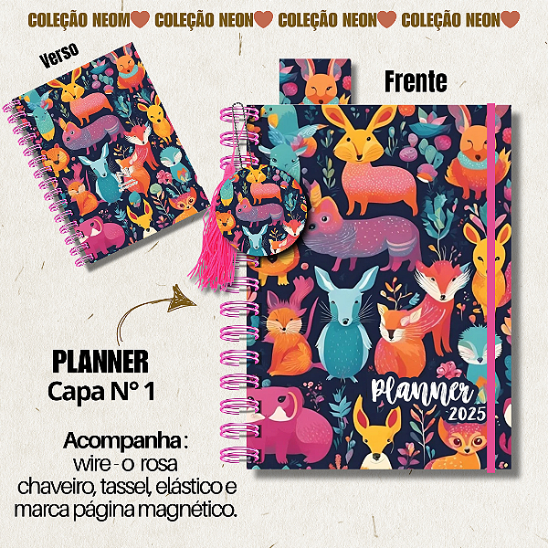 Planner Diário Neon
