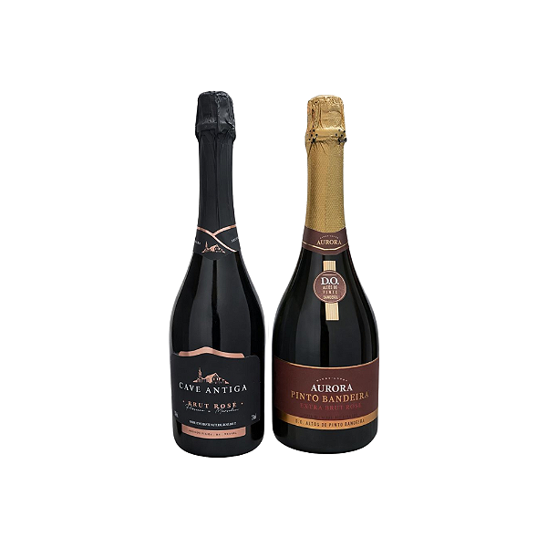 Kit Espumantes Rosé Brut + Aurora Extra Brut D.O. 750ml