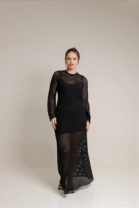Vestido Topázio Preto
