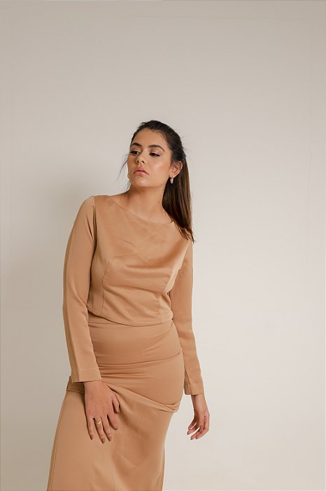 Blusa Safira Bege