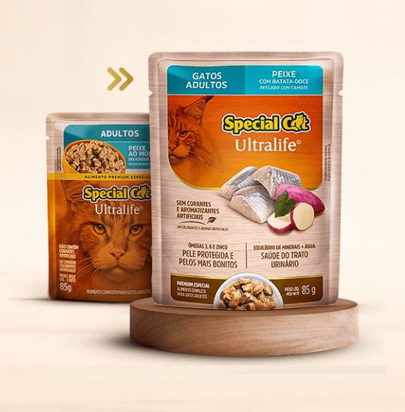 Sache Special Cat Ultralife Adultos Sabor Peixe 85 G