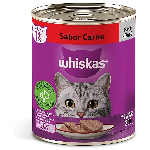 Pate Whiskas Carne 290 G