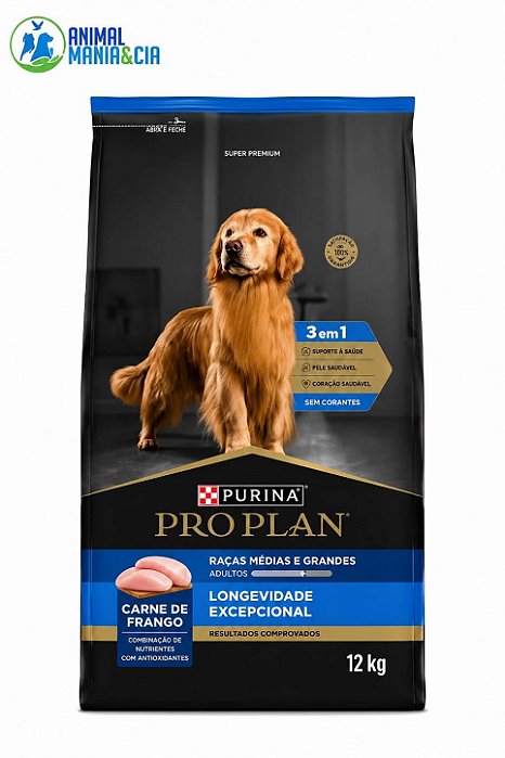 Proplan Adulto Racas Medias 12 Kg
