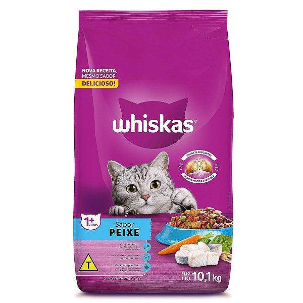 Ração Gato Whiskas Peixe Adulto 10 Kg