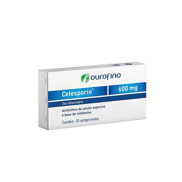 Celesporin 600 Mg Cefalexina C/ 12 Compr.
