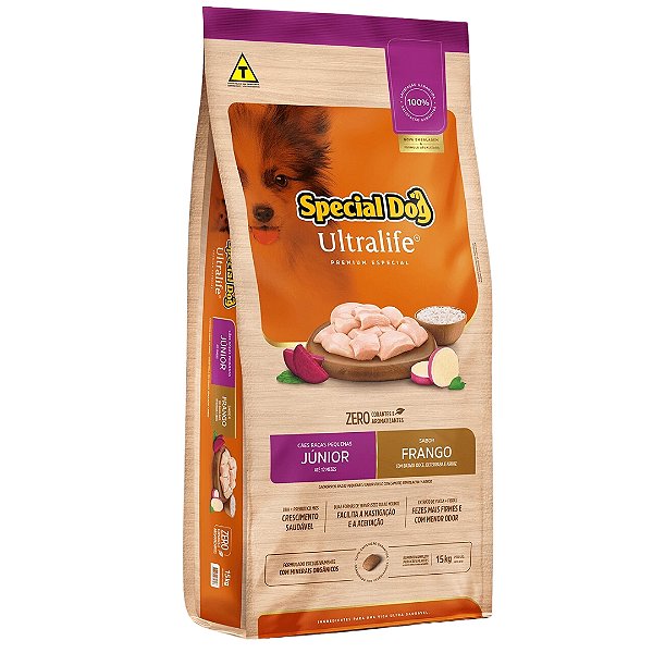Ração Special Dog Ultralife Junior Raças Pequenas 15kg