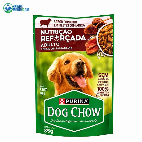 Sache Dog Chow Ad Cordeiro 100 G Cada
