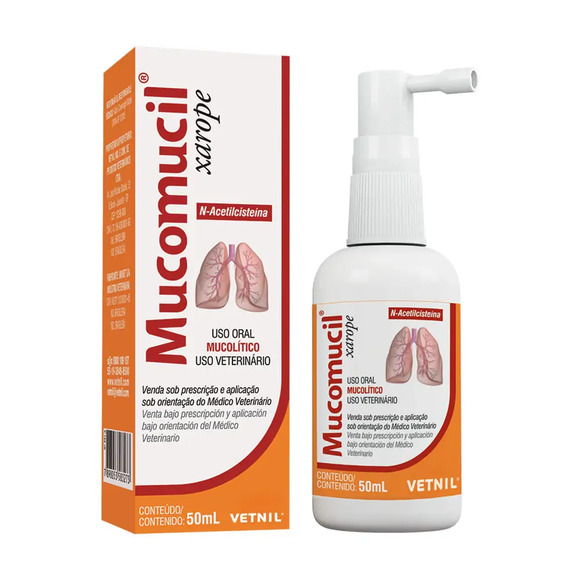 Mucomucil Xarope Expectorante Vetnil 50 ml