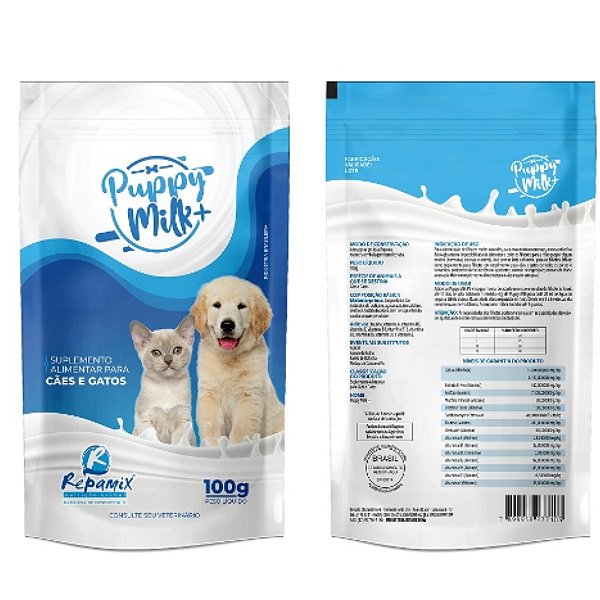 Alimento Completo Pet Milk para Cães e Gatos100 g