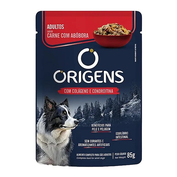 Sache Origens Cao Ad Carne 85 G Unid