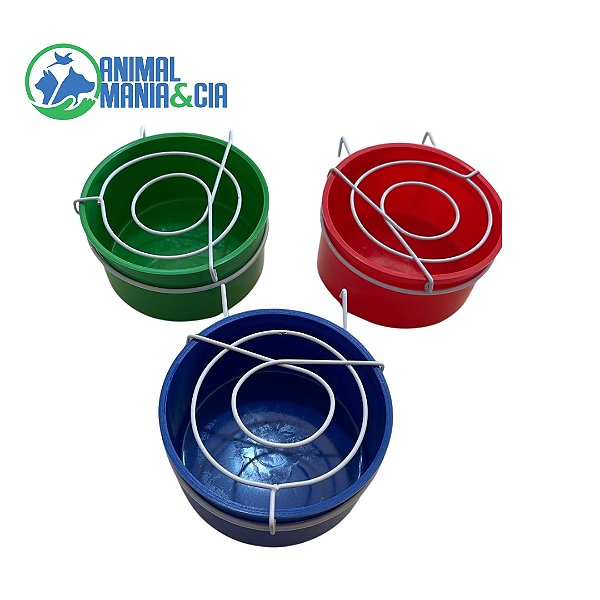 Caneca Plastica C/ Suporte De Arame Grande