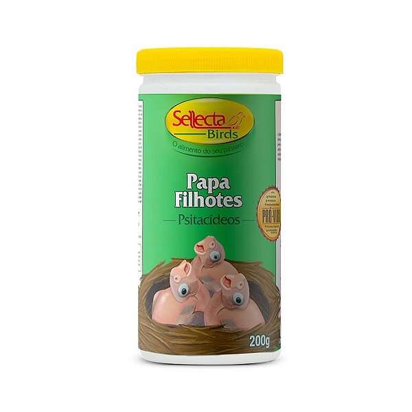 Papa Filhote Psitacideos Selecta 200g