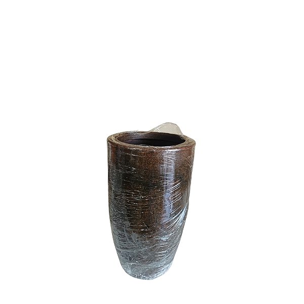 Vaso Red.bojo Marmorizado 1 Marrom-14331